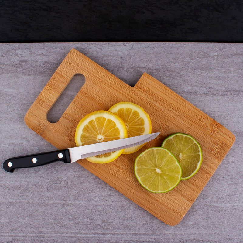 Cutting Board With Built-in Knife - Bamboo