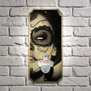 Sophia - Wood Plaque Wall Mounted Bottle Opener