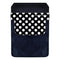 DekoPokit™ Leather Bottle Opener Pocket Protector w/ Designer Flap - Black and White Polka  - SMALL