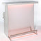 Stainless Steel Portable Bar with 3D Holographic Lighting and Integrated Ice Bin