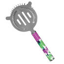 Designer Cocktail Strainer - Pipe Handle - Tie Dye