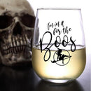 HALLOWEEN BOOS - Stemless Wine Glass (17oz)