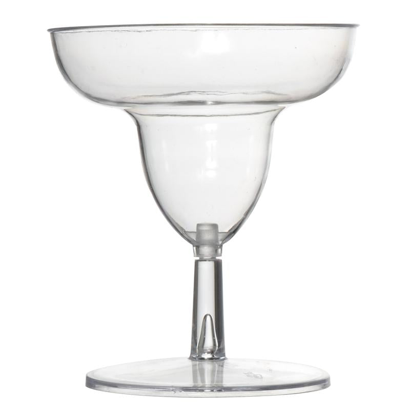  Miniature Plastic Margarita Glasses - 2 oz - 2 Piece 