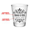  CUSTOMIZABLE - 1.75oz Clear Shot Glass - Wedding Embellishment