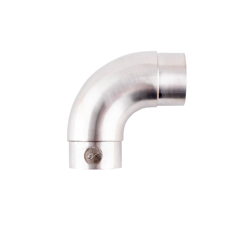 Curved Flush Elbow Fitting - 90 Degree - (Metal Options)