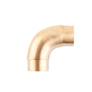 Curved Flush Elbow Fitting - 90 Degree - (Metal Options)