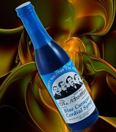 Fee Brothers - Blue Curacao Cordial Syrup - 375 ml Bottle