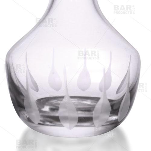 BarConic® Bitters Bottle with Feather Etching