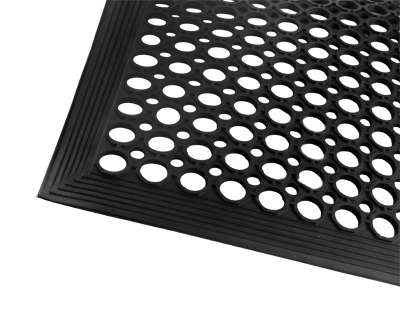 Rubber Floor Mats-Black, Anti-fatigue