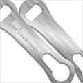 "ADD YOUR NAME"  V-ROD® Bottle Opener – Foil Wrap – Silver