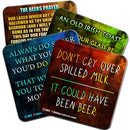 Cork Bottom Coasters - Drinking Themed