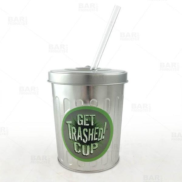 Metal Trash Can Novelty Cup - 30 ounce