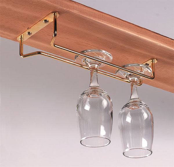 BarConic® Metal Glass Hanger Rack - (Finish and Size Options)