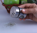 Spice Shaker - Glass & Stainless Steel - 2 ounce