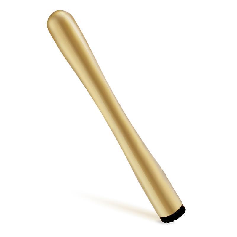 BarConic® Muddler - Gold Plated w/ Black Serrated Head