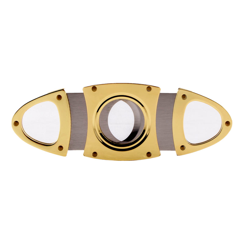 Gold Plated - Double Blade Guillotine Cigar Cutter