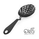 Olea™ Shell Julep Cocktail Strainer - Gunmetal Plated