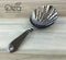 Olea™ Shell Julep Cocktail Strainer - Gunmetal Plated