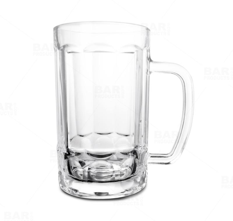 BarConic® Glassware - Paneled Beer Mug - 13 oz