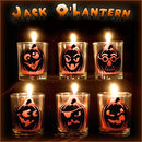 Votive/Shot Glass - Jack O'Lantern - 2.5 Ounce