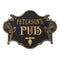 CUSTOMIZABLE Cast Aluminum Plaque (and Bottle Opener) - Hops and Barley Beer Pub Design