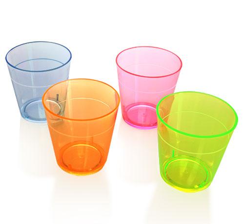 Barconic® 1.5oz Assorted Plastic Shot Glasse