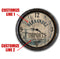 Vintage Imports - Custom Wood Barrel Top Clock