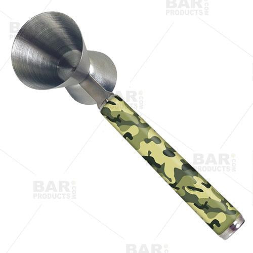 Jigger with Printed Handle Design - Camo