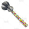 Retro Dots Jigger with Printed Handle Design - .75oz x 1.25oz