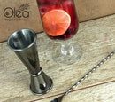 Olea™ Japanese Tall Jigger - Gunmetal Plated - 1oz X 2oz