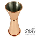 Olea™ Copper Plated Japanese Tall Jigger - (1 1/2oz X 1oz)