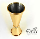 Olea™ Japanese Tall Jigger - Gold Plated - 1oz X 2oz