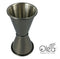 Olea™ Japanese Tall Jigger - Gunmetal Plated - 1/2oz X 3/4oz