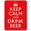 Keep Calm and Drink Beer Bar Sign