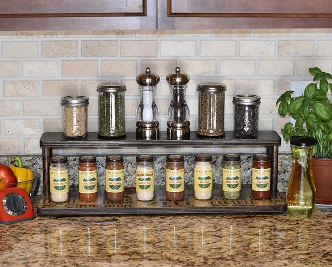 Counter Caddies™ - CULINARY Theme - 24" STRAIGHT Shelf