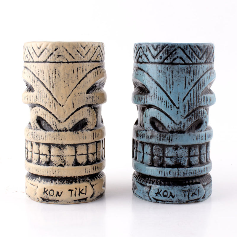 Kon Tiki - Tiki Mug Drinkware Package - Set of 2