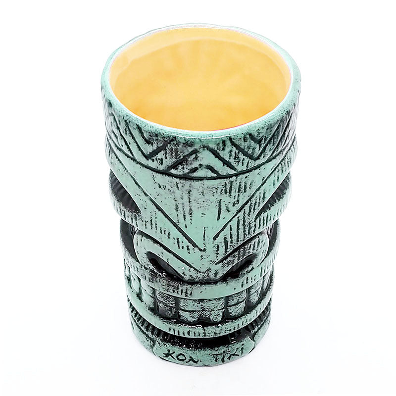 BarConic Tiki Drinkware - Kon Tiki Teal - 20oz