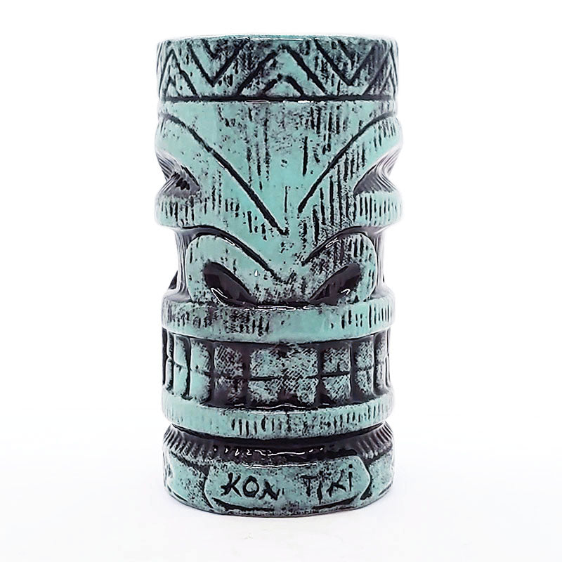 BarConic Tiki Drinkware - Kon Tiki Teal - 20oz