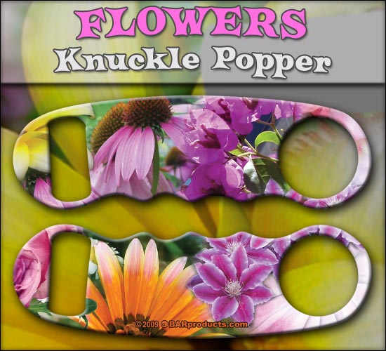 Flowers Knuckle Popper Opener