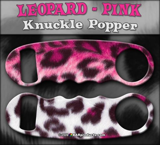 Leopard Prints Knuckle Popper Bottle Opener - Color Options