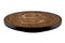 ADD YOUR NAME Lazy Susan - DARK WOOD with Leaves - 3 Different Sizes - Table Top