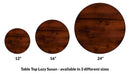 Lazy Susan - WOOD GRAIN Designs - 3 Different Sizes - For Kitchen Table Top