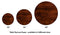 Lazy Susan - WOOD GRAIN Designs - 3 Different Sizes - For Kitchen Table Top