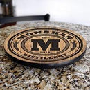 Distillery Wood Lazy Susan - Add Your Name - Size Variations