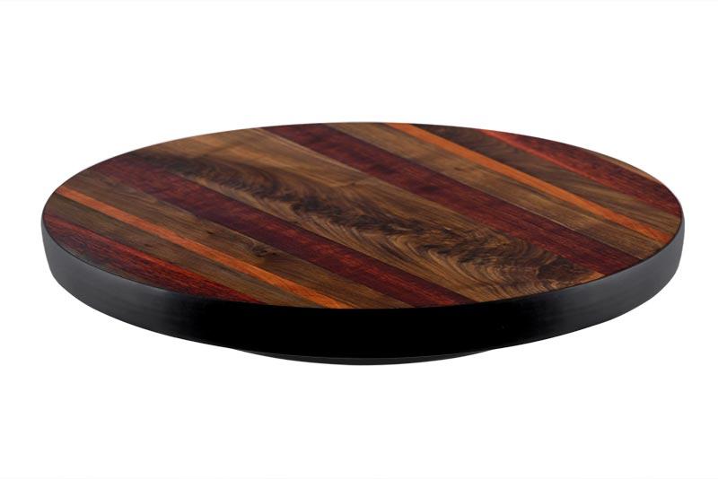 WOOD END GRAIN Lazy Susan - 3 Different Sizes - For Kitchen Table Top