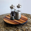 WOOD END GRAIN Lazy Susan - 3 Different Sizes - For Kitchen Table Top