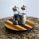 WOOD END GRAIN Lazy Susan - 3 Different Sizes - For Kitchen Table Top