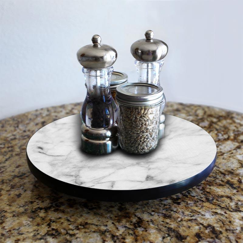 Lazy Susan - MARBLE Designs - 3 Different Sizes - For Kitchen Table Top