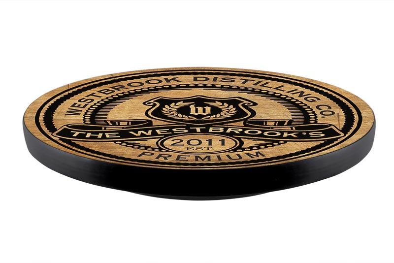 Premium Wood Lazy Susan - Customized - Size Variations