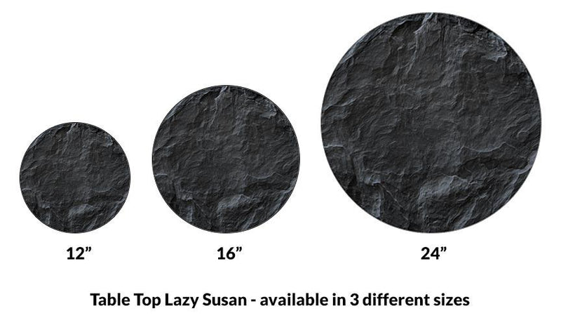 SLATE Design Lazy Susan - 3 Different Sizes - For Kitchen Table Top